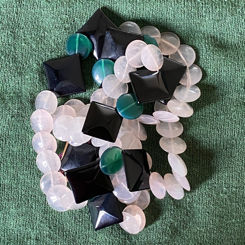 Funky Geometric Statement Necklace - image 5